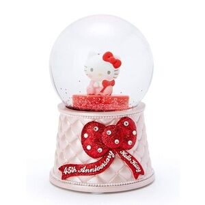 Rare Hello Kitty 45th Anniversary Snow Globe